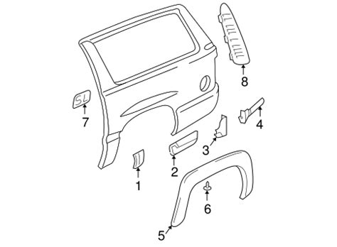 2004 suburban replacement sheet metal|2004 Chevrolet Suburban 1500 4WD Parts .